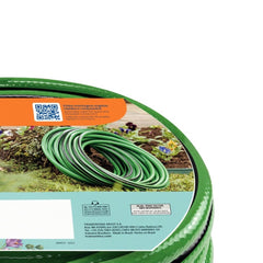 Mangueira Flex 10m 4 Camadas PVC 10 bar 50°C Verde Faixa Preta Irrigação Eficiente Tramontina