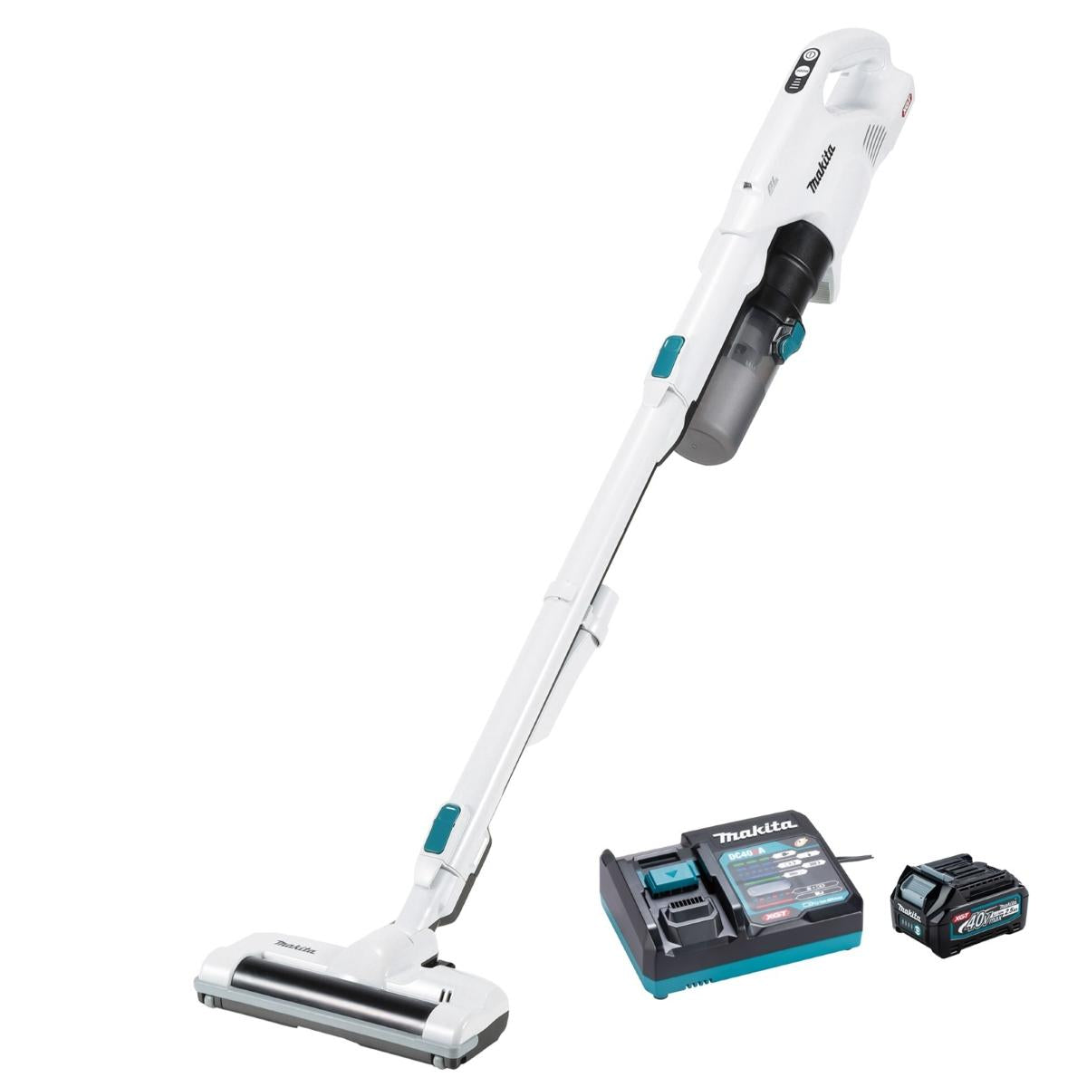 Aspirador de Pó Makita 40V Max CL004GD101 XGT Conexão Bluetooth AWS com Bateria e Carregador