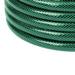 Mangueira Flex Verde 10 m PVC 3 Camadas 10 Bar 145 Psi 50°C Engate Rosqueado Esguicho Regulável Tramontina