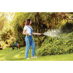 Mangueira Flex Para Jardim Tramontina 25m 10 Bar 50°C Com Esguicho E Engate Rosqueado