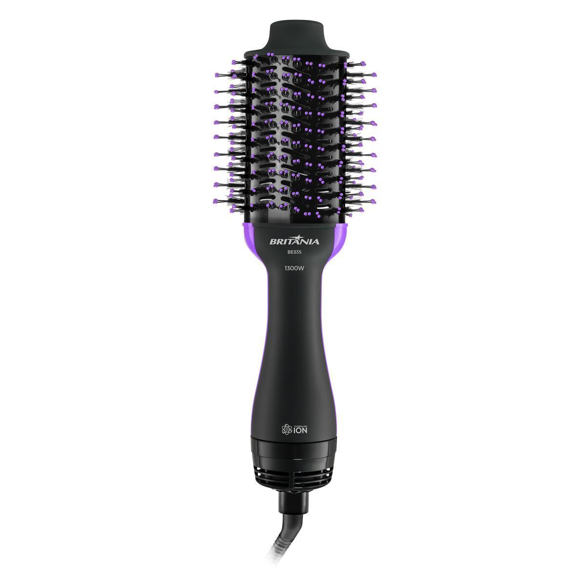 Escova Secadora Britânia BES35 Função 4 em 1 1300 Watts Bivolt