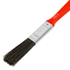 Trincha 1/2 Polegadas Tintas Esmalte Óleo Cerdas Pretas Cabo Plástico 1PC MTX