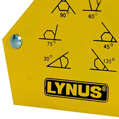 Esquadro Magnético Forte Capacidade 35 kg Multi-ângulos para Soldador EML-35A Lynus
