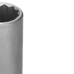 Soquete Estriado Longo 10mm 3/8'' Aço Cromo Vanádio Tramontina PRO