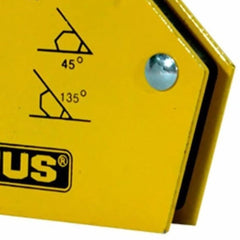 Esquadro Magnético Forte Capacidade 25 kg Multi-ângulos para Soldador EML-25A Lynus
