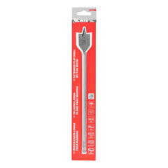 Broca Chata Para Madeira Longa 28mm 300mm Aço 45 Haste Hexagonal 7mm MTX 7040289 Furos Precisos