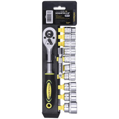 Jogo Chave e Soquetes  3/8'' 10 - 22 mm 12 Peças CR-V Pro Tradestar