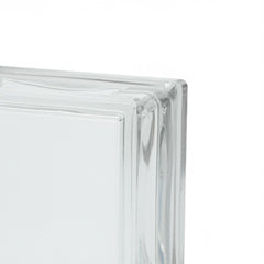 Tijolo de Vidro 19 x 19 x 8 cm Liso Incolor 06 Unidades Tradestar