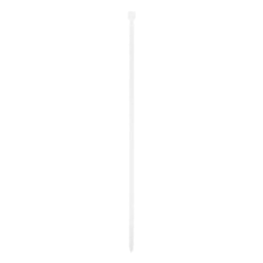Abraçadeira De Plástico 250X4,8Mm Branco 100 Peças Resistente UV -35+85°C Sparta