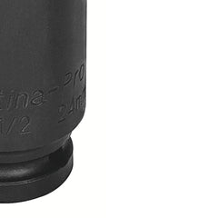 Soquete de Impacto Sextavado Longo 3/8'' 1/2'' aço Cromo Molibdênio Fosfatizado Tramontina PRO