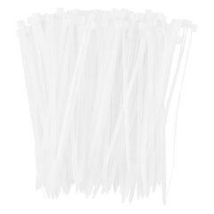 Abraçadeira Plástico 150x3,6mm 100pcs Branco Sparta 4554855 Fixação Cabos