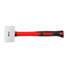 Martelo De Borracha Branca 225g Cabo Fibra De Vidro Mtx 111959 Para Funilaria E Montagem