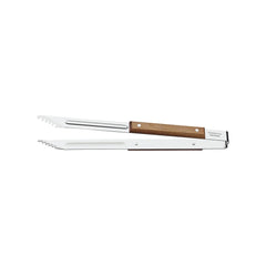 Pegador Para Carne Tramontina Churrasco Aço Inox E Cabo De Madeira 37 Cm Profissional Resistente