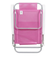 Cadeira Sunny Aluminio Sannet 6 Posicoes Rosa Bel