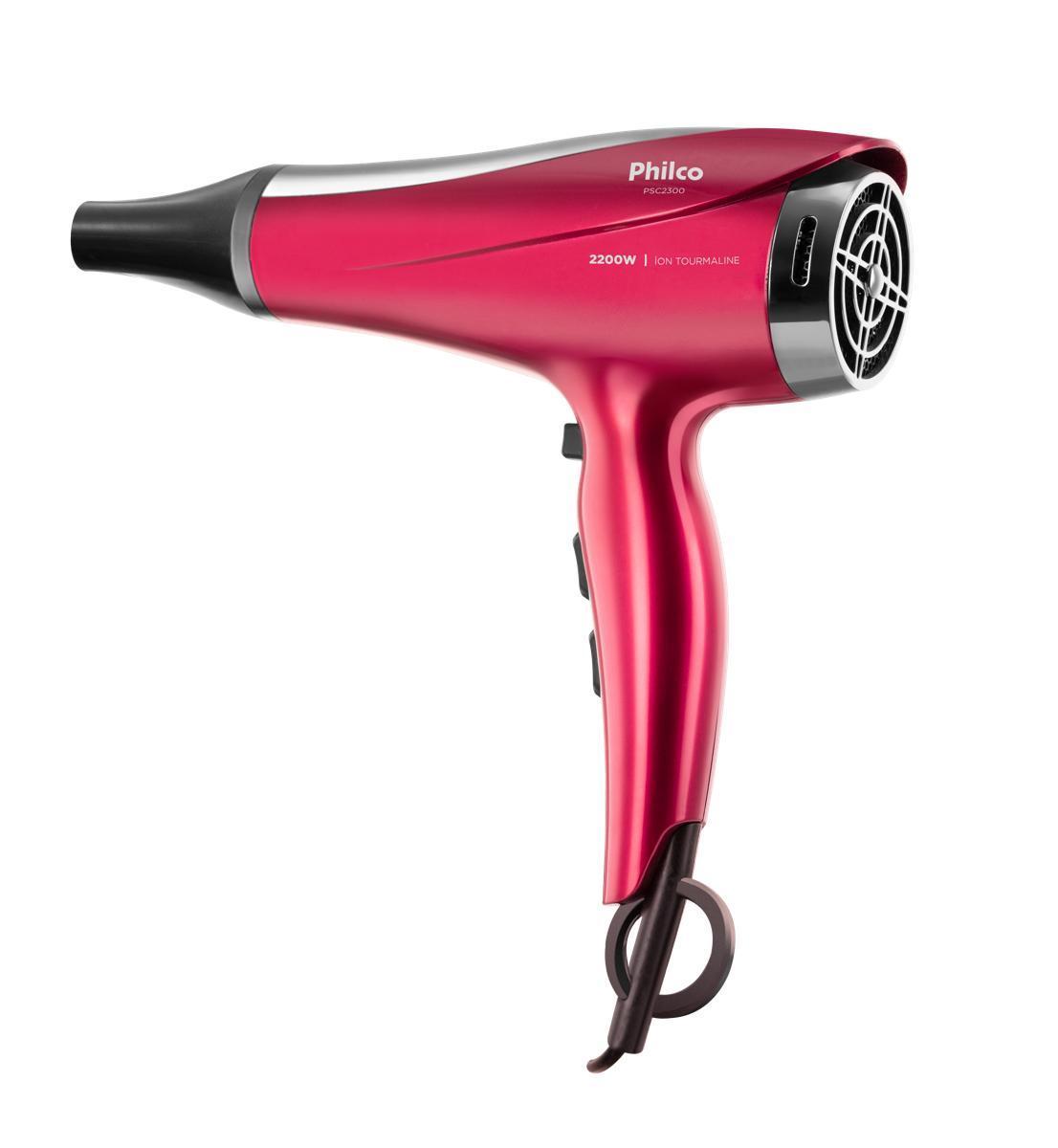 Secador de Cabelos Philco PSC2300 Motor DC 2200 Watts Bivolt - Guimepa