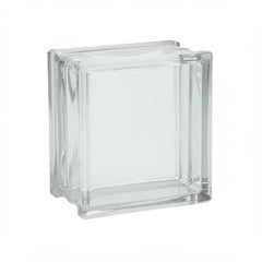 Tijolo de Vidro 19 x 19 x 8 cm Liso Incolor 06 Unidades Tradestar