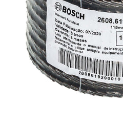 Disco Flap Curvo Bosch Standard For Metal 115mm G80