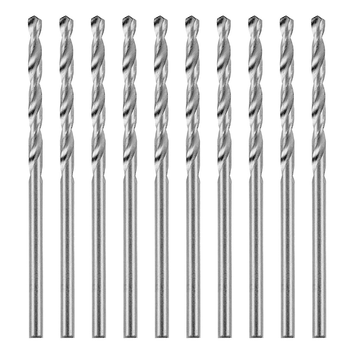 Broca Aço Rápido Standard Metal 2,5mm 10pcs Polida MTX 715259 Precisão HSS