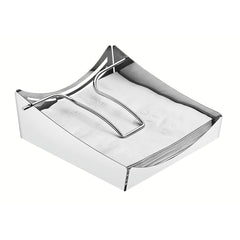 Porta-Guardanapos Aço Inox Linha Ciclo Tramontina Design Vazado Mesa Posta
