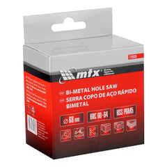 Serra Copo Metal Aço Rápido Bimetal 68mm 5/8'' 18UNF MTX 724689