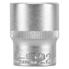 Soquete Estriado Stels 22mm 1/2'' Aço CrV com Encaixe Preciso