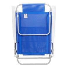 Cadeira Bel Sunny Aluminio Sannet 6 Posicoes Azul Bel