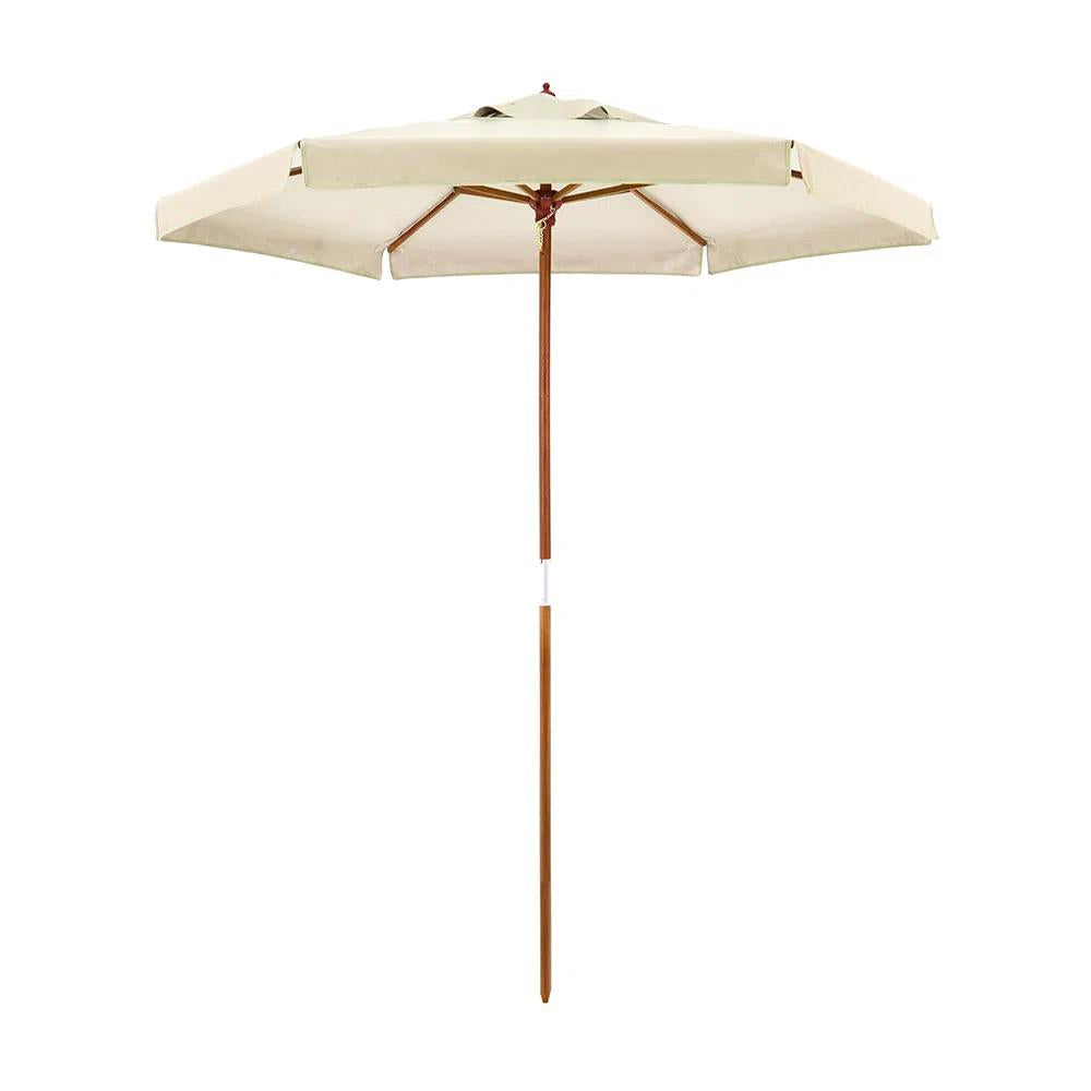 Ombrellone Madeira Cobertura PVC 2,00 metros creme Bel Lazer