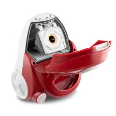 Aspirador de Pó BAS1430 1250W Britânia Vermelho Reservatório 1,5L Com Rodinhas e Acessórios 127V