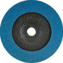 Flap disc 7" g80 costado fibra cônico inox Vonder