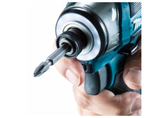 Parafusadeira de Impacto Makita 1/4 18V DTD173RTJ LXT 2 Baterias 5Ah Carregador Mak-pac 2