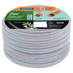 Mangueira Flex 20 m 3 Camadas PVC 10 Bar 50 °C Es­guicho Engate Rosqueado Tramontina