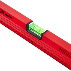 Nível Alumínio com Régua e 3 Bolhas 800mm 32pol MTX 332269 Precisão ±1mm/m