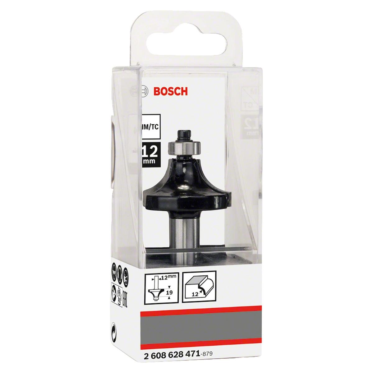 Fresa De Arredondar Bosch Standard 12mm R1 12mm L19mm G70mm