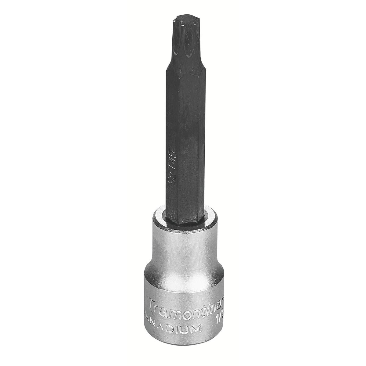 Soquete 1/2'' T45 Longo Cromo Vanádio Trafix Tramontina PRO