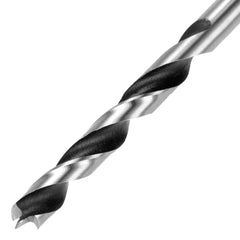 Broca Espiral Madeira 8x115mm Haste Cilíndrica 1PC Aço 45 Nitreto Titânio MTX 702069