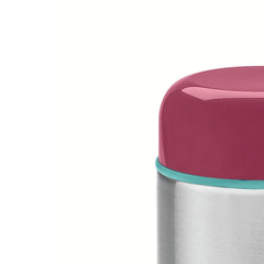 Pote Térmico Tramontina Aço Inox Tampa Rosa 400 Ml 88 Cm Linha By Me