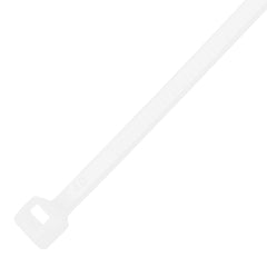 Abraçadeira De Plástico Branco 100 Peças 300X3,6Mm Fixação Segura Nylon Sparta Organização