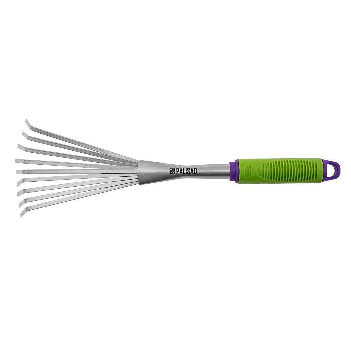 Vassoura Para Grama E Jardim 120 X 405 Mm 9 Dentes Cabo Emborrachado Palisad 630078