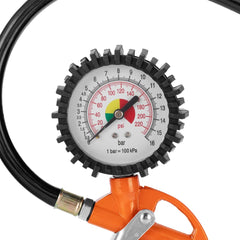 Calibrador de Pneus Pneumático 8 Bar 1/4 Rosca Sparta 5733155 Com Manômetro