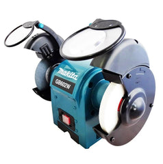 Moto Esmeril 250W 3450 RPM 60Hz com Rebolo Suporte Lamina Afiação Protetor GB602W 110V Makita