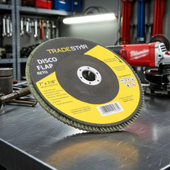 Disco Flap 180 mm G60 Fibra Reto Aço Tradestar