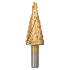 Broca Escalonada Para Metal Bosch Hss-Tin 4-20mm 9 Diâmetros