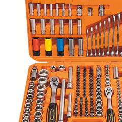 Kit de Ferramentas para Oficinas 176 Peças Tramontina PRO Aço Cromo Vanádio e Molibdênio Completo