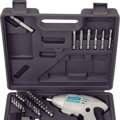 Parafusadeira 1/4'' 46 Peças 4,8V Ni-Cd Tramontina com Maleta e Acessórios
