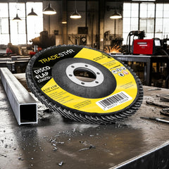 Disco Flap 115 mm G100 Fibra Cônico Aço Tradestar