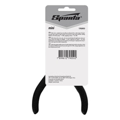 Mini Alicate Bico Meia Cana Reto 5'' (130mm) Niquelado Abertura Automática Sparta
