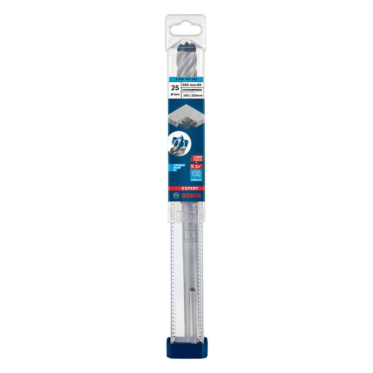 Broca Para Concreto Bosch Expert Sds Max-8X Ø25X200X320mm