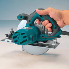 Serra Circular 185Mm Industrial 1200W Adaptável Coletor Pó Guia Reta Lâmina Chave HS7600 127V Makita