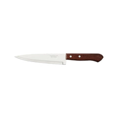 Faca Peixeira Tramontina Dynamic 7 Polegadas Aço Inox Cabo Madeira Natural Para Carnes E Cozinha