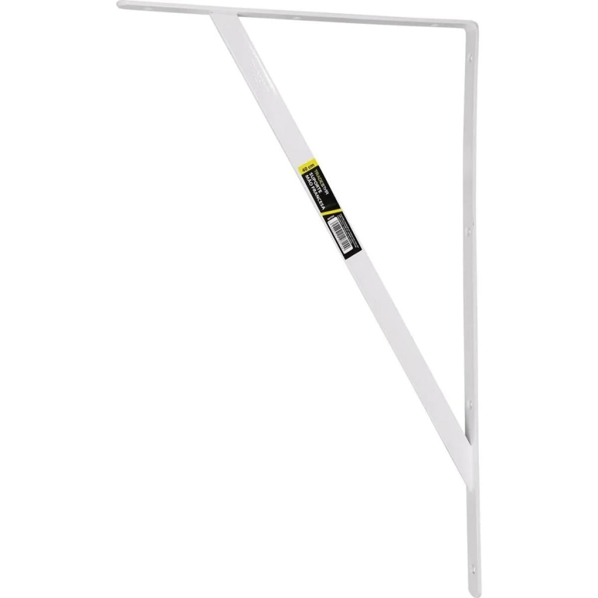 Suporte para Prateleira 40 cm x 25 mm Branco Soldado Tradestar